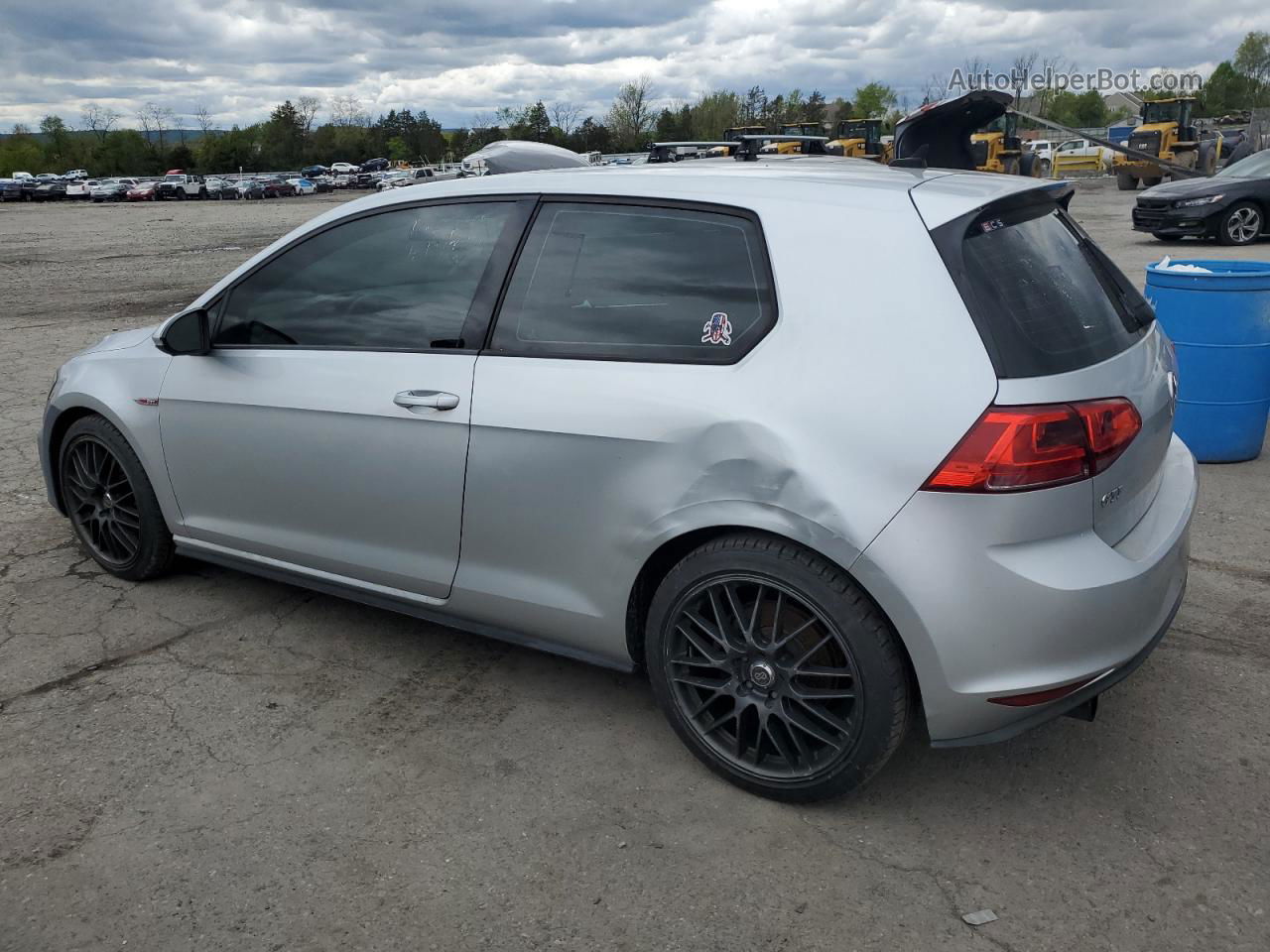 2015 Volkswagen Gti  Серебряный vin: 3VWTT7AU9FM060408