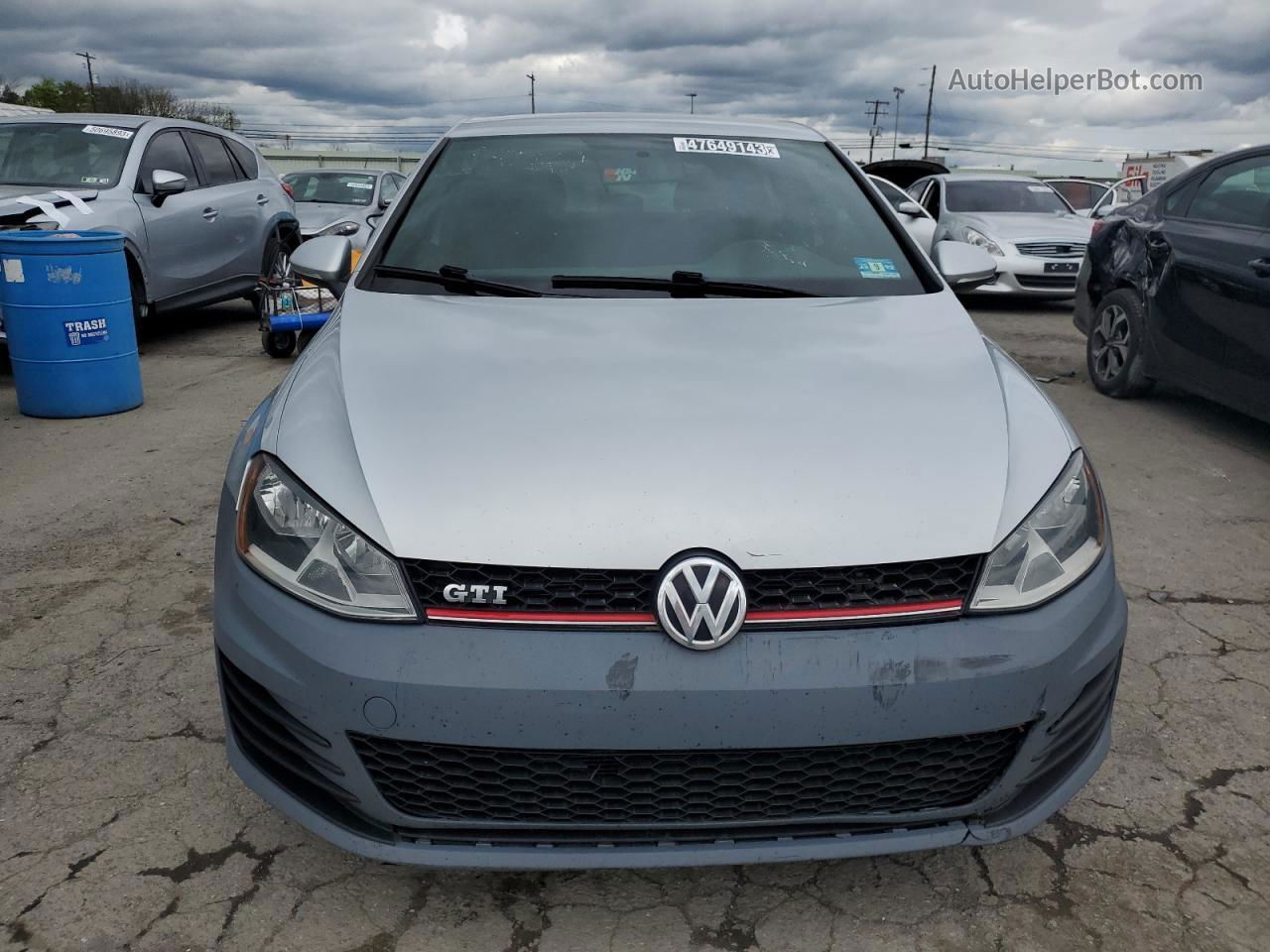 2015 Volkswagen Gti  Серебряный vin: 3VWTT7AU9FM060408