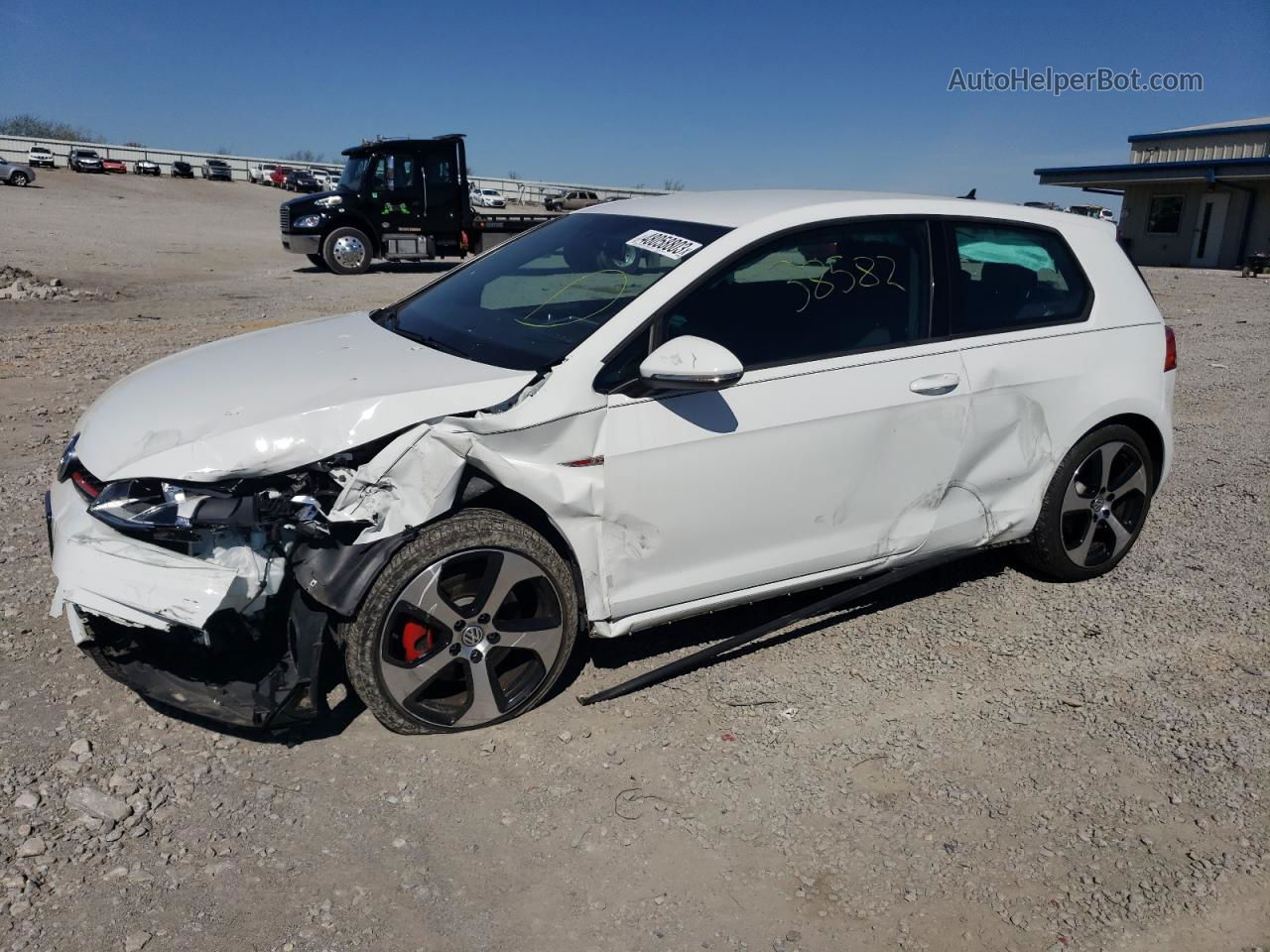 2017 Volkswagen Gti S White vin: 3VWTT7AUXHM004965