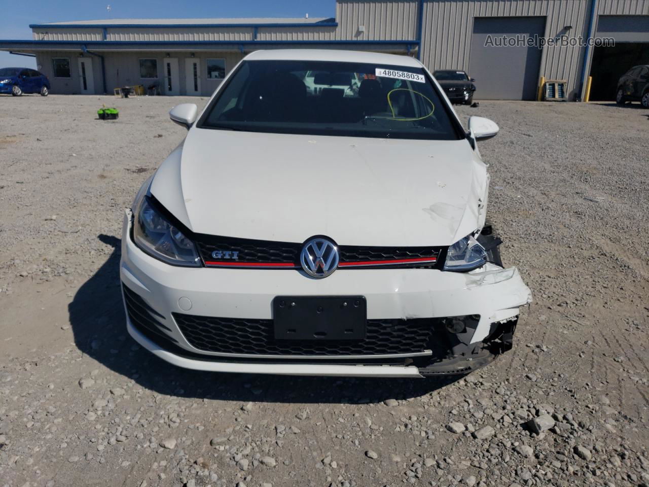 2017 Volkswagen Gti S White vin: 3VWTT7AUXHM004965