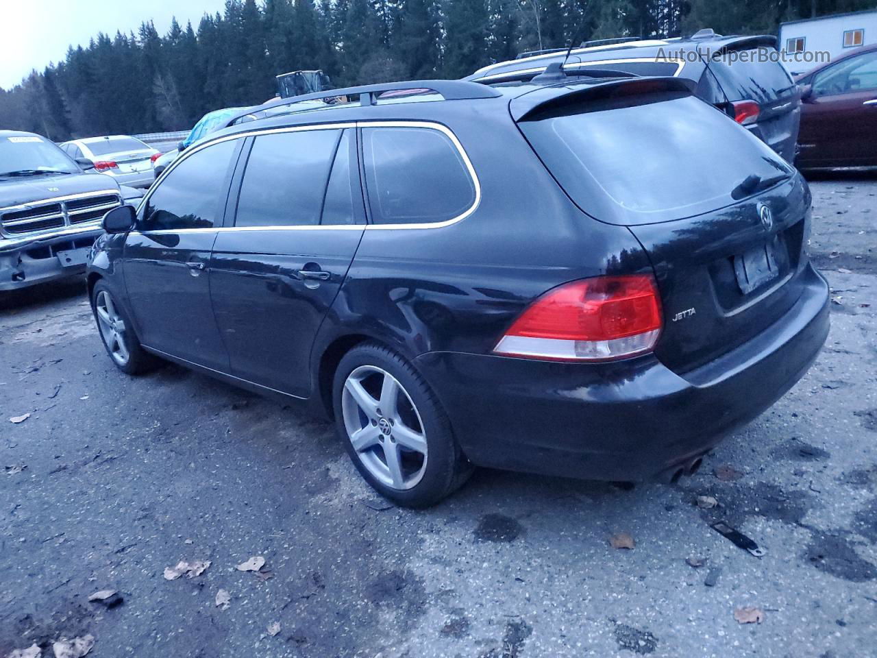 2009 Volkswagen Jetta Se Black vin: 3VWTZ71KX9M290878