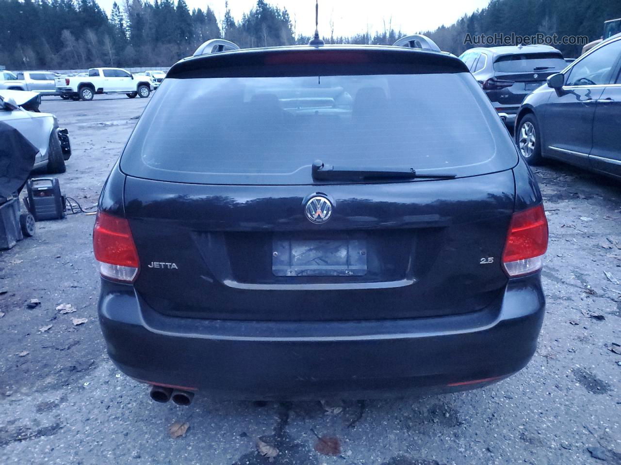 2009 Volkswagen Jetta Se Black vin: 3VWTZ71KX9M290878