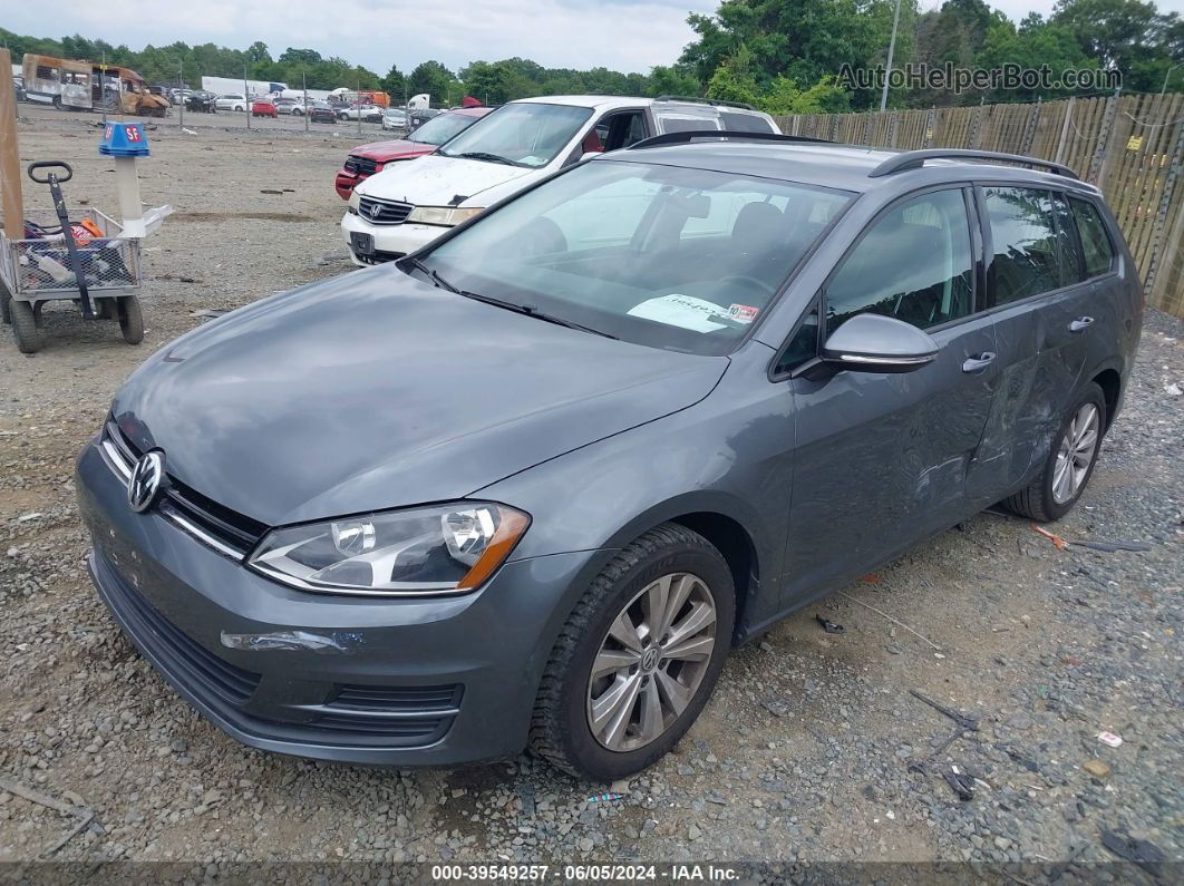 2017 Volkswagen Golf Sportwagen Tsi S Gray vin: 3VWU17AU9HM533995