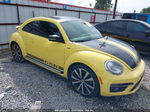 2014 Volkswagen Beetle 2.0t Gsr Желтый vin: 3VWVS7AT4EM615721