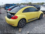 2014 Volkswagen Beetle 2.0t Gsr Yellow vin: 3VWVS7AT4EM615721