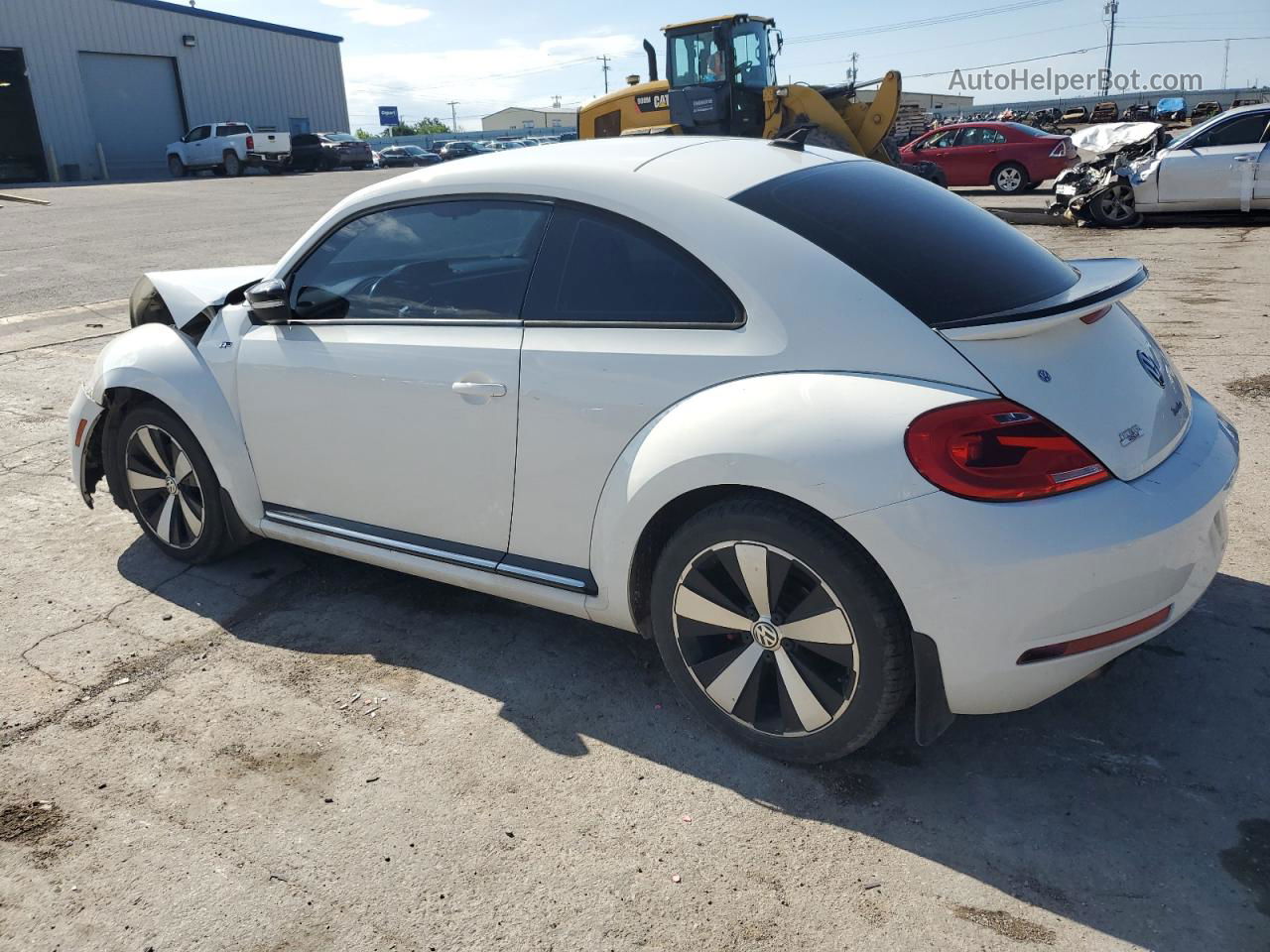 2014 Volkswagen Beetle Turbo White vin: 3VWVS7AT7EM628382