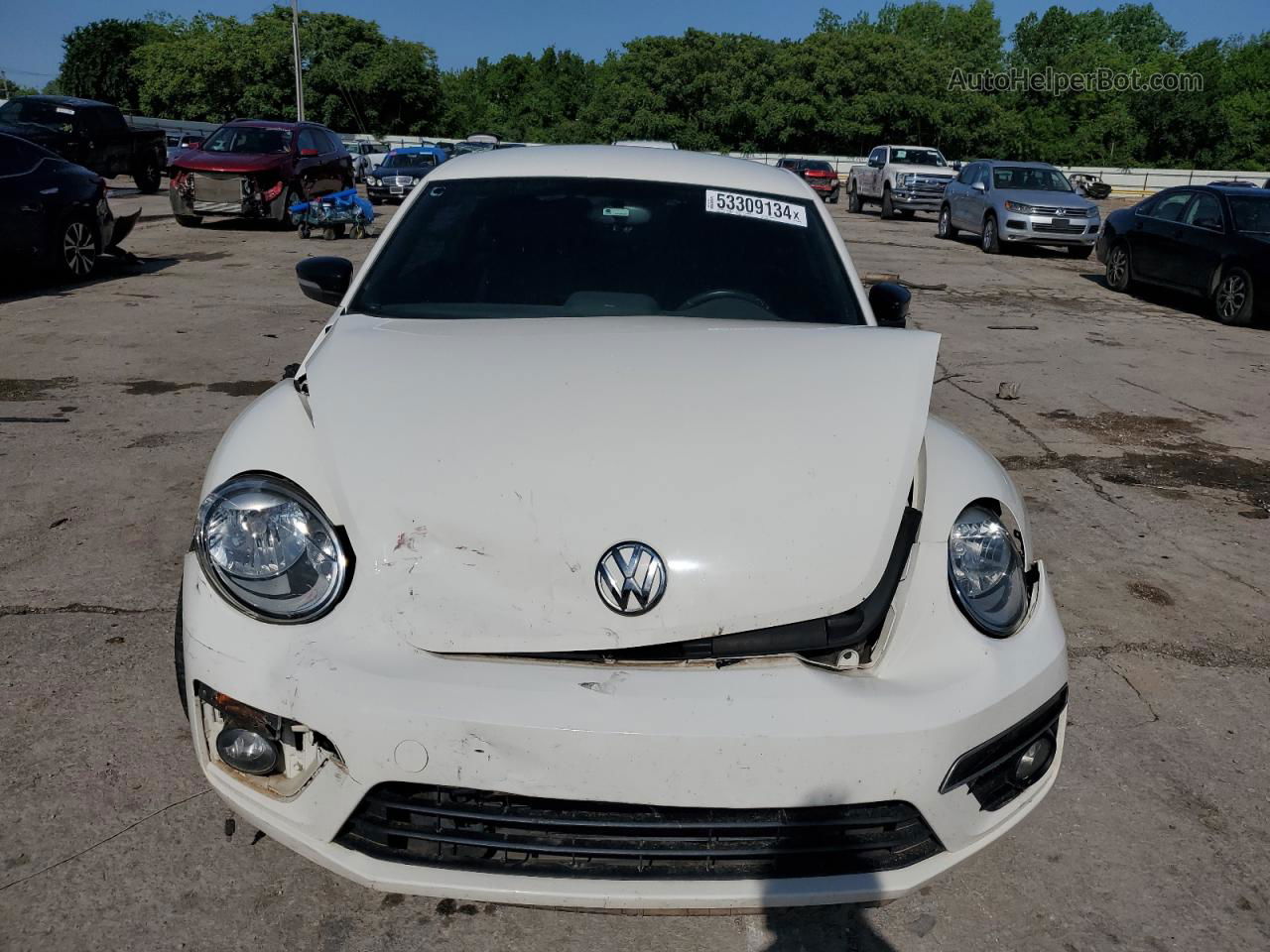 2014 Volkswagen Beetle Turbo White vin: 3VWVS7AT7EM628382