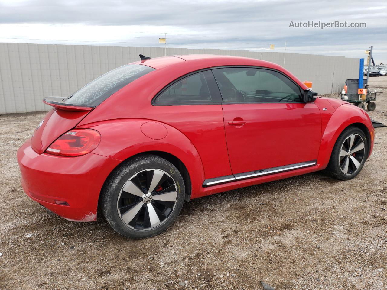 2014 Volkswagen Beetle Turbo Red vin: 3VWVS7AT8EM611185