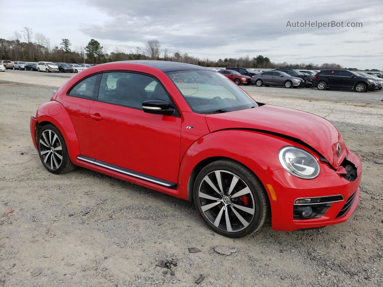 2016 Volkswagen Beetle R-line Red vin: 3VWVT7AT1GM618396