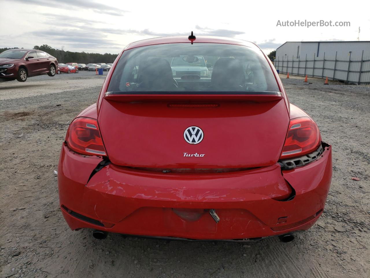 2016 Volkswagen Beetle R-line Red vin: 3VWVT7AT1GM618396