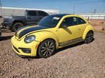 2014 Volkswagen Beetle Turbo Yellow vin: 3VWVT7AT3EM612676