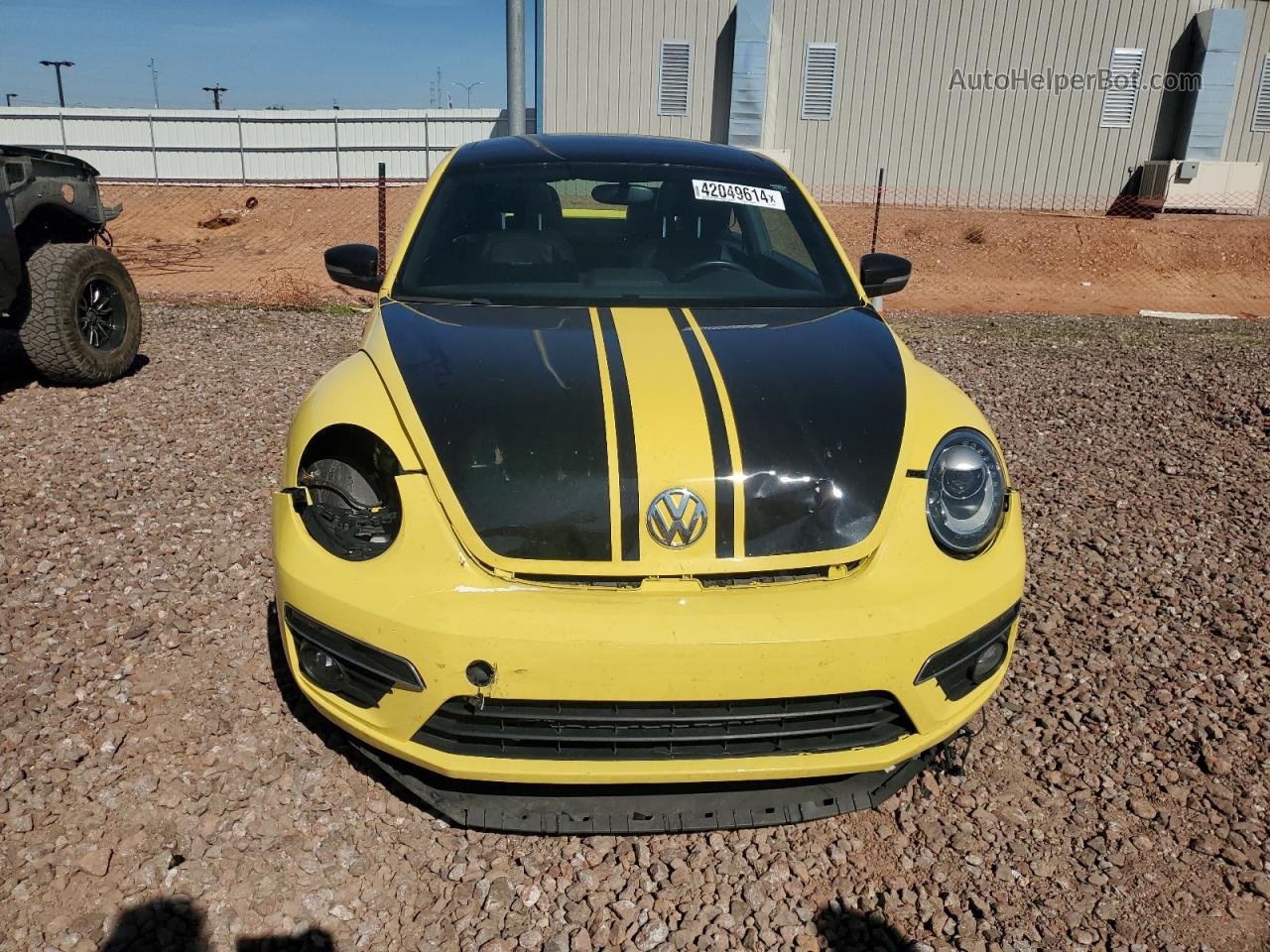 2014 Volkswagen Beetle Turbo Yellow vin: 3VWVT7AT3EM612676