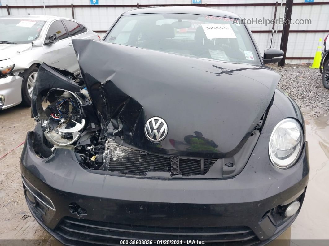 2014 Volkswagen Beetle 2.0t R-line Black vin: 3VWVT7AT4EM606174