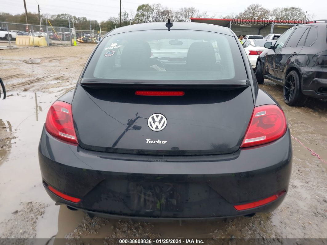 2014 Volkswagen Beetle 2.0t R-line Black vin: 3VWVT7AT4EM606174