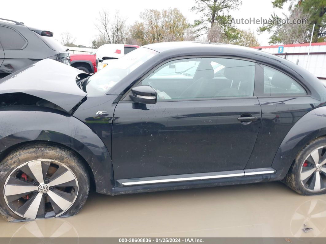 2014 Volkswagen Beetle 2.0t R-line Black vin: 3VWVT7AT4EM606174