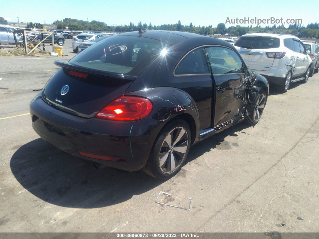 2016 Volkswagen Beetle Coupe 2.0t R-line Se Black vin: 3VWVT7AT4GM600782