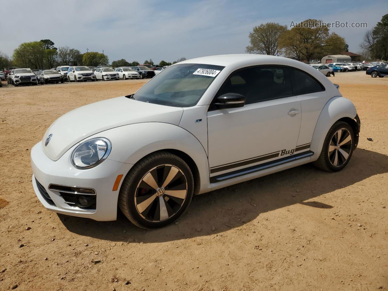 2014 Volkswagen Beetle Turbo Белый vin: 3VWVT7AT7EM660794