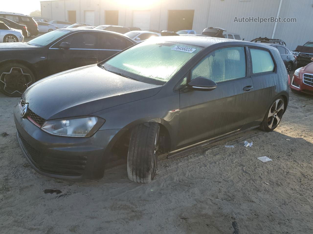 2015 Volkswagen Gti  Gray vin: 3VWY47AU7FM062905