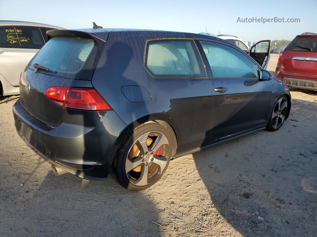 2015 Volkswagen Gti  Gray vin: 3VWY47AU7FM062905