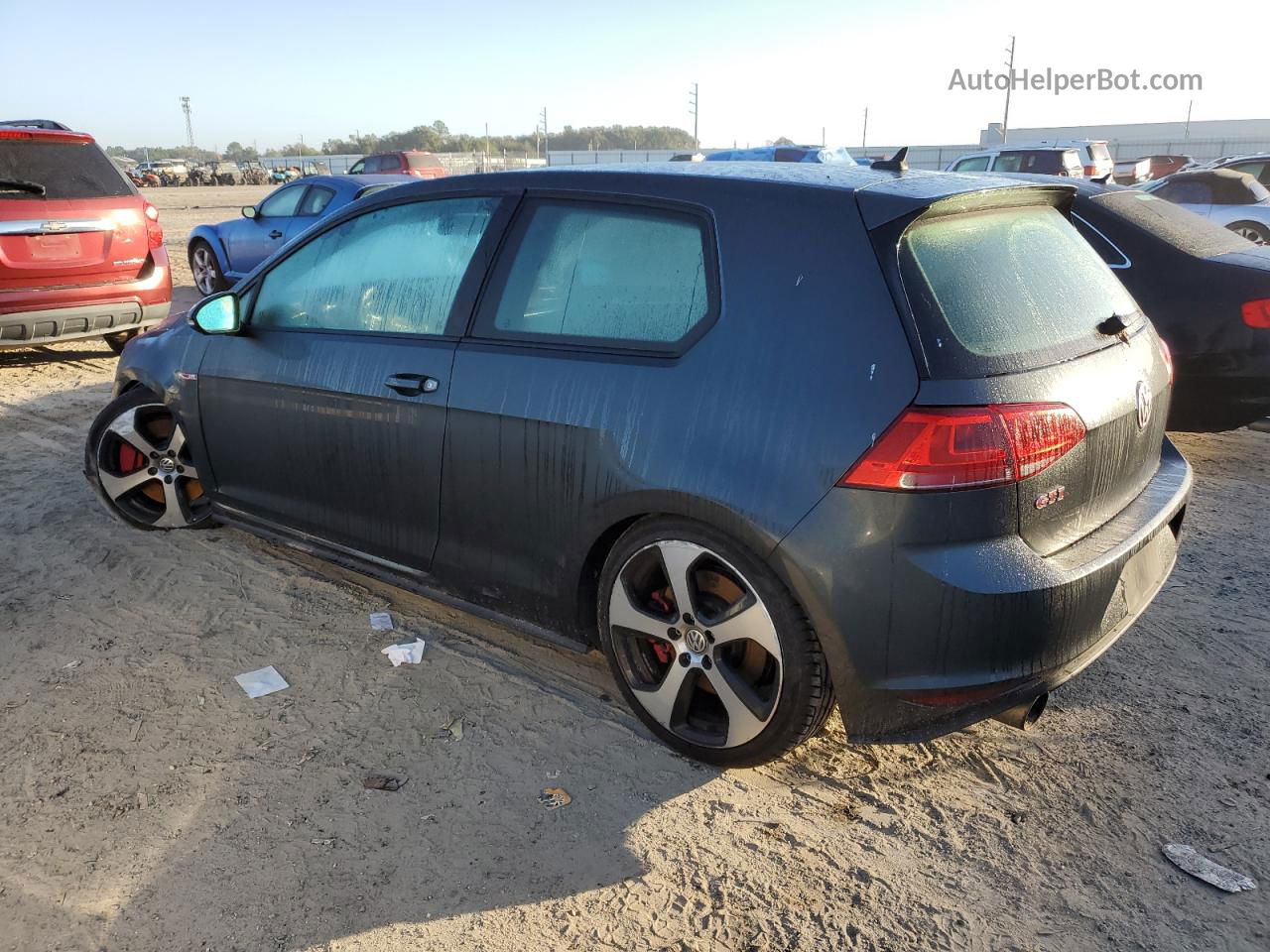 2015 Volkswagen Gti  Gray vin: 3VWY47AU7FM062905