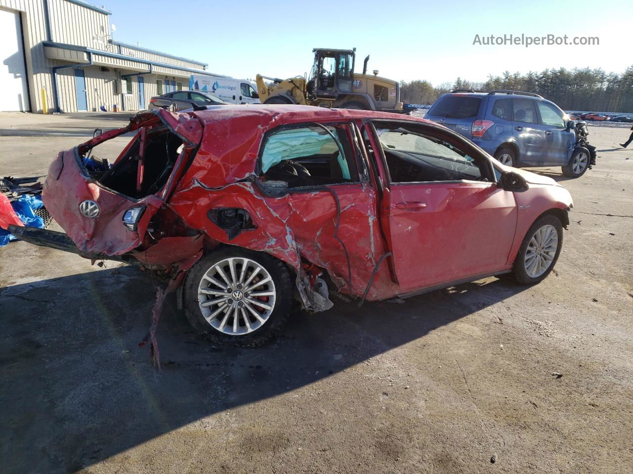 2015 Volkswagen Gti  Red vin: 3VWY47AU9FM100778