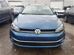 2019 Volkswagen Golf Sportwagen S Blue vin: 3VWY57AU2KM501645