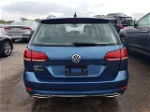 2019 Volkswagen Golf Sportwagen S Blue vin: 3VWY57AU2KM501645