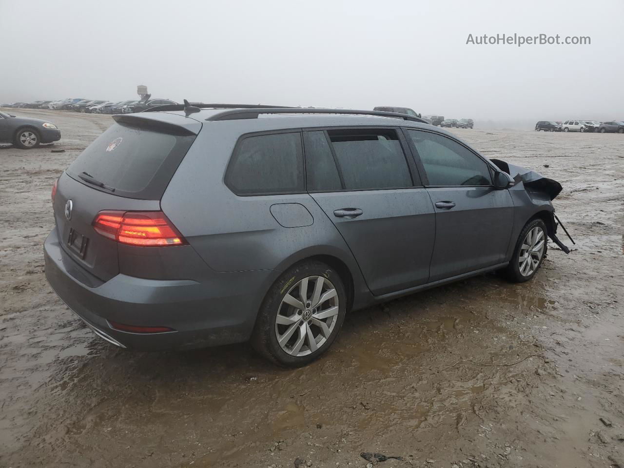 2019 Volkswagen Golf Sportwagen S Gray vin: 3VWY57AU2KM511902