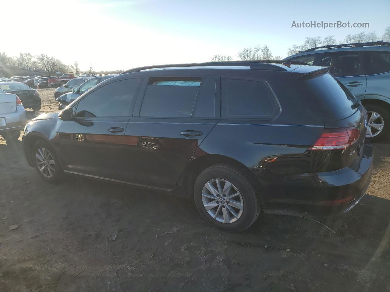 2019 Volkswagen Golf Sportwagen S Black vin: 3VWY57AU3KM512699