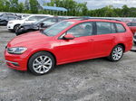 2019 Volkswagen Golf Sportwagen S Red vin: 3VWY57AU7KM505450