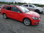 2019 Volkswagen Golf Sportwagen S Red vin: 3VWY57AU7KM505450