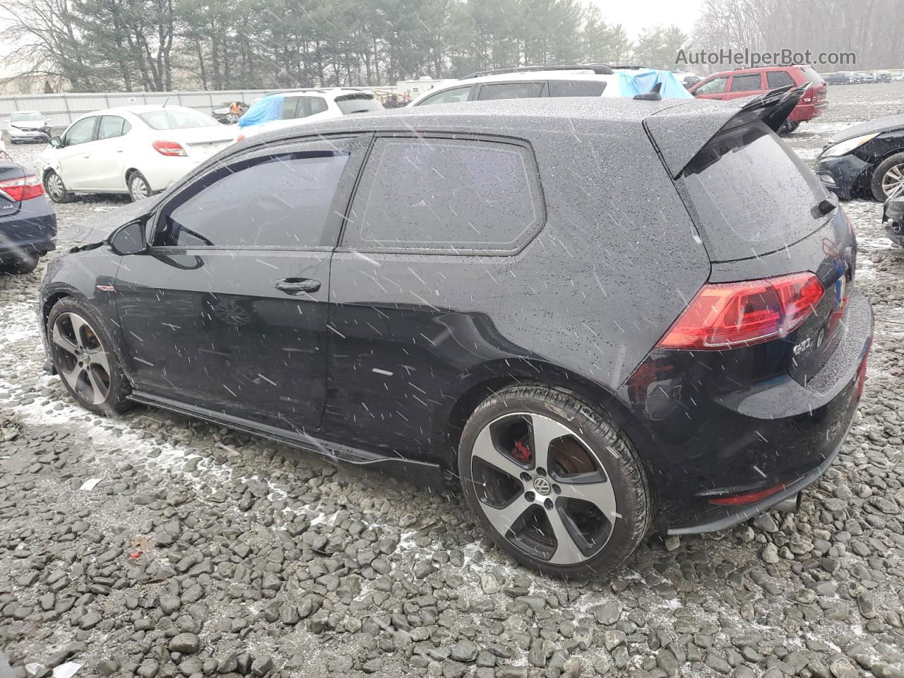 2015 Volkswagen Gti  Black vin: 3VWYT7AU0FM068869