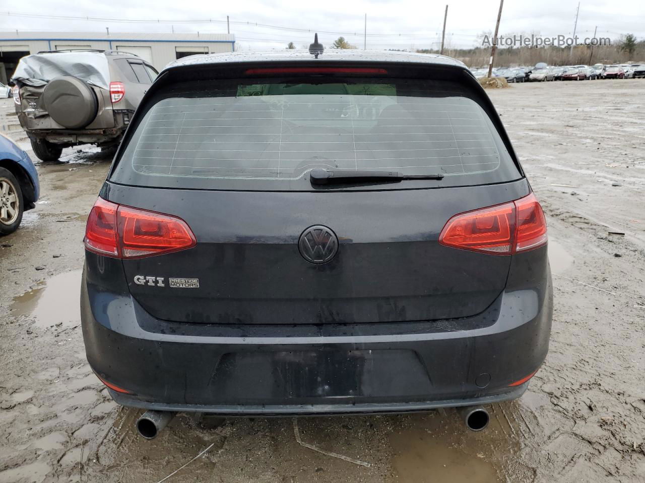 2015 Volkswagen Gti  Black vin: 3VWYT7AU2FM036151