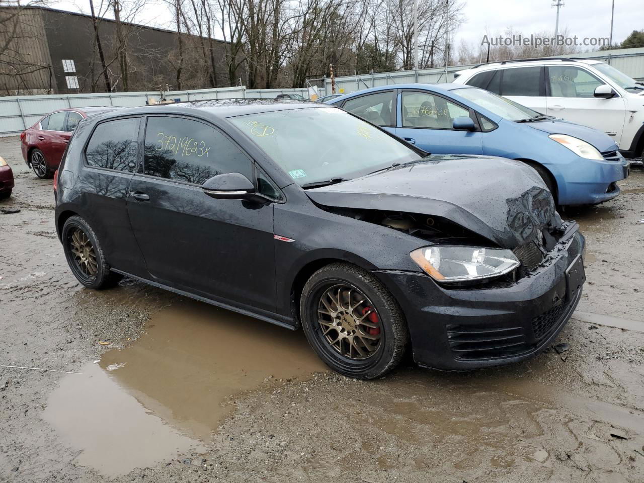 2015 Volkswagen Gti  Черный vin: 3VWYT7AU2FM036151