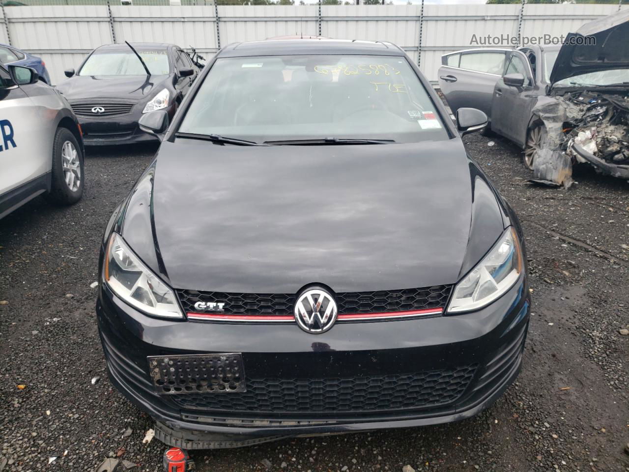 2015 Volkswagen Gti  Черный vin: 3VWYT7AU2FM079663