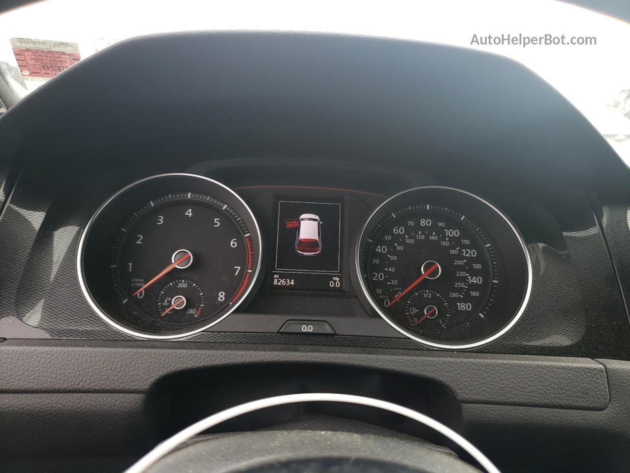 2015 Volkswagen Gti  Черный vin: 3VWYT7AU2FM079663