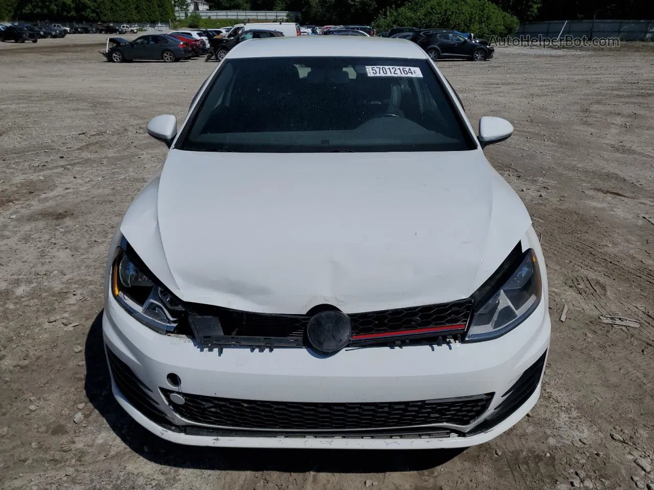 2016 Volkswagen Gti S/se White vin: 3VWYT7AU2GM009789