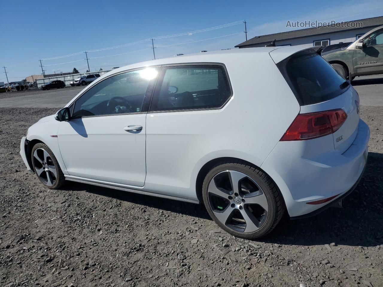 2016 Volkswagen Gti S/se White vin: 3VWYT7AU2GM052741