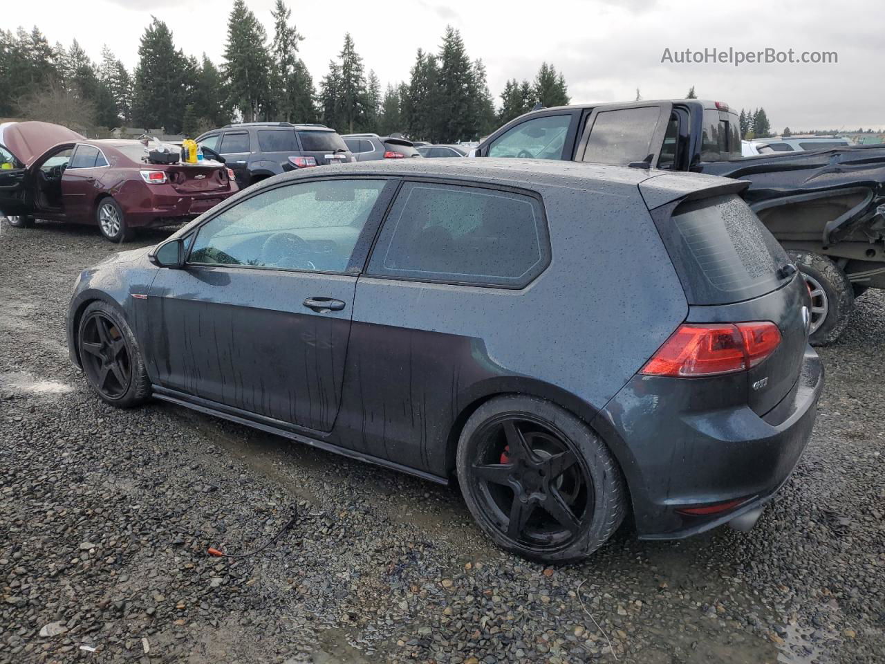 2015 Volkswagen Gti  Charcoal vin: 3VWYT7AU3FM053704