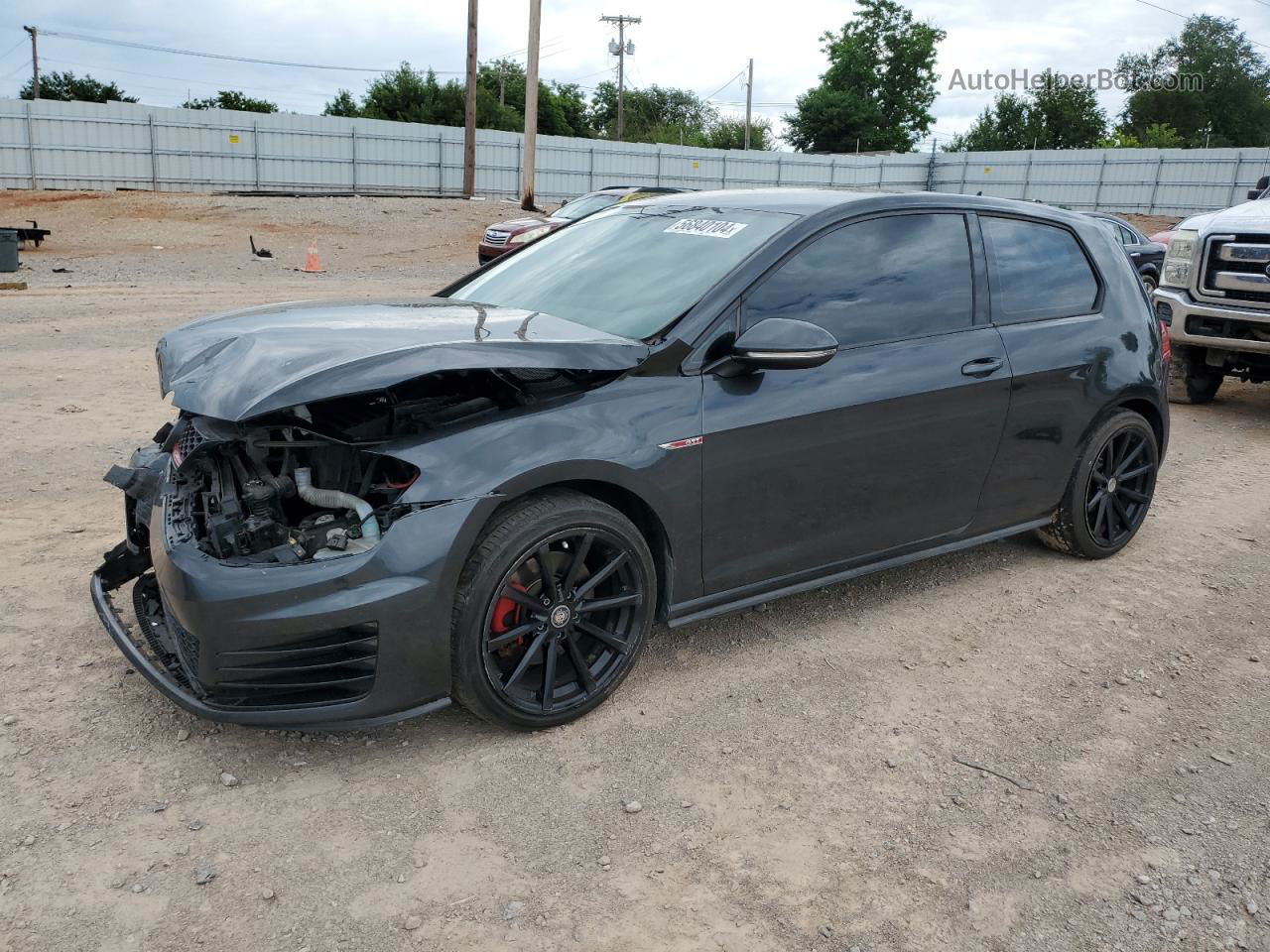 2016 Volkswagen Gti S/se Gray vin: 3VWYT7AU3GM022969