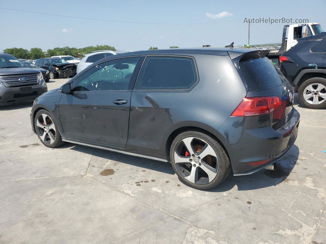 2015 Volkswagen Gti  Серый vin: 3VWYT7AU4FM033509