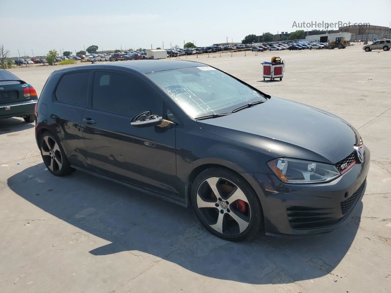 2015 Volkswagen Gti  Серый vin: 3VWYT7AU4FM033509