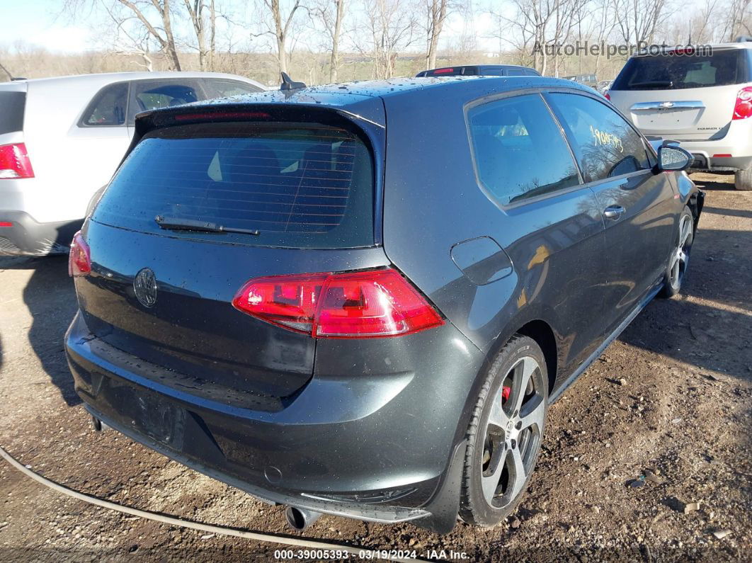 2015 Volkswagen Golf Gti 2.0t S 2-door Gray vin: 3VWYT7AU4FM095766