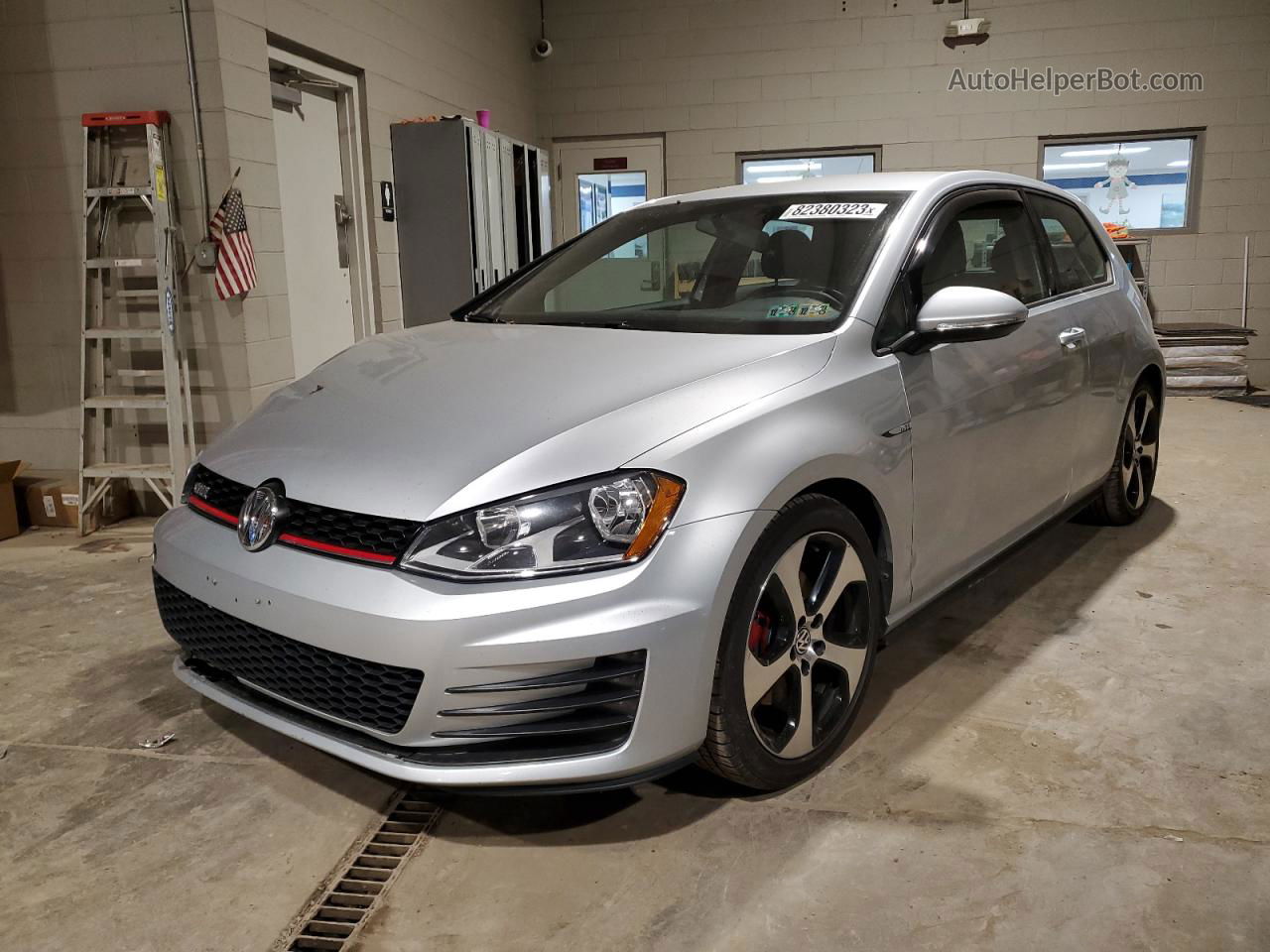 2016 Volkswagen Gti S/se Серебряный vin: 3VWYT7AU4GM038775