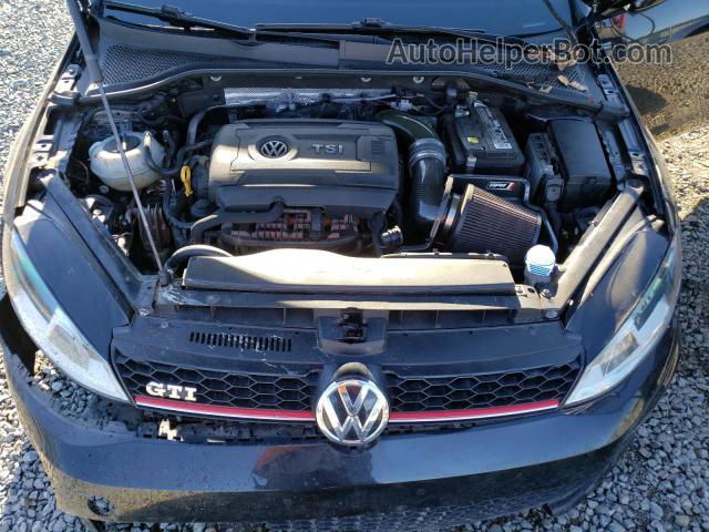 2015 Volkswagen Gti  Black vin: 3VWYT7AU6FM058640