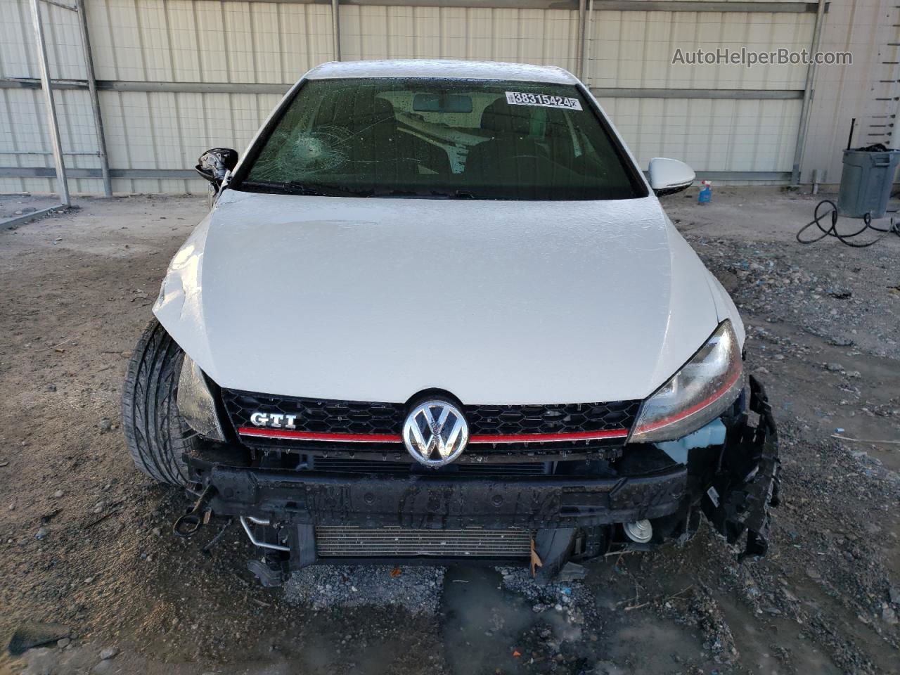 2016 Volkswagen Gti S/se White vin: 3VWYT7AU7GM040715