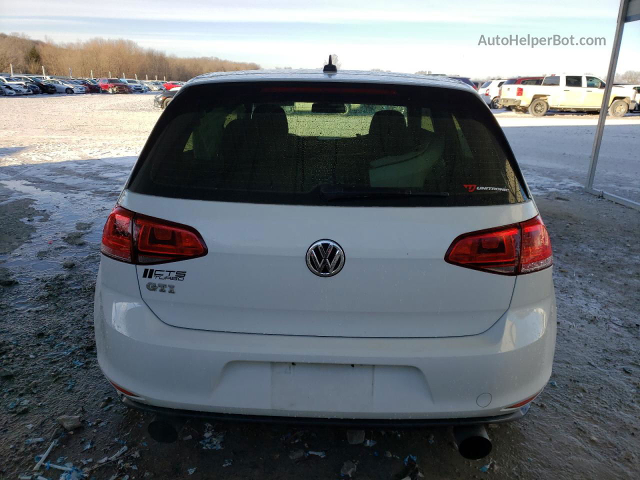 2016 Volkswagen Gti S/se White vin: 3VWYT7AU7GM040715