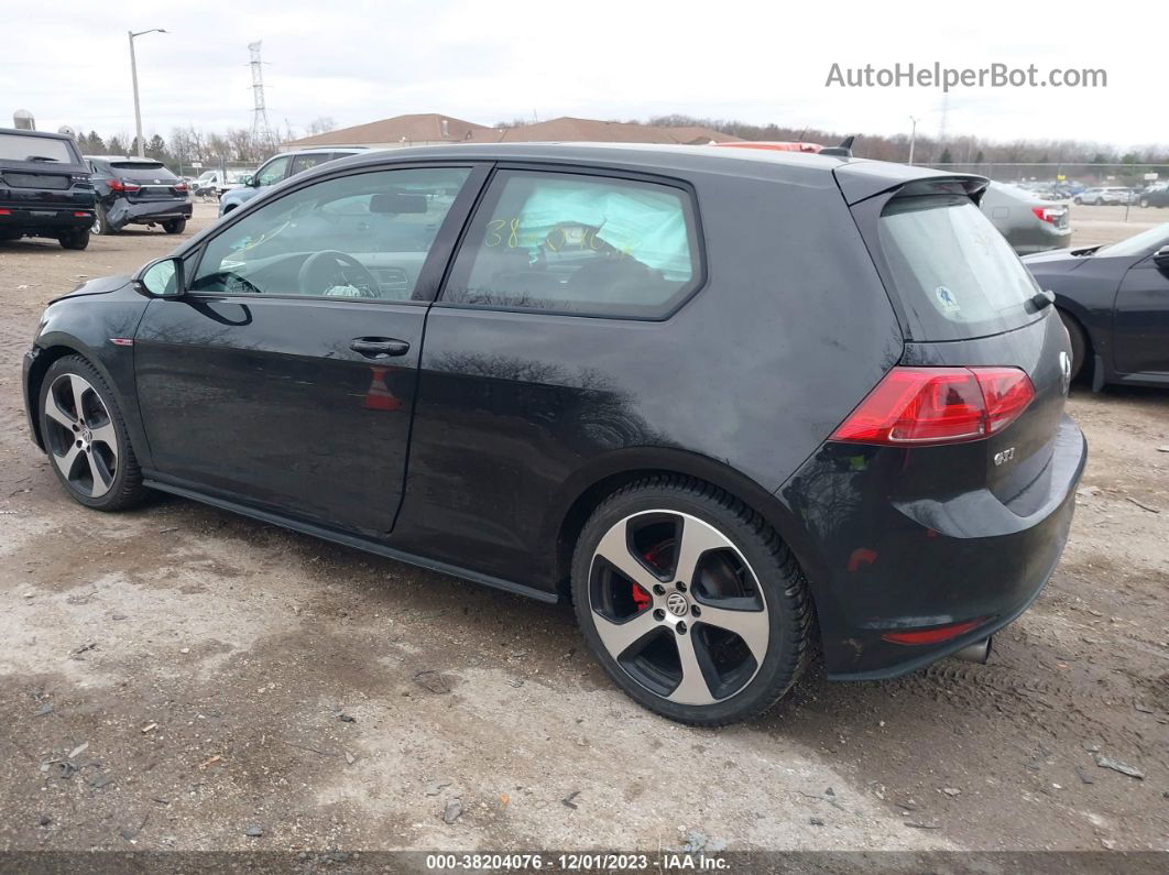 2015 Volkswagen Golf Gti 2.0t Se 2-door Черный vin: 3VWYT7AU8FM034727