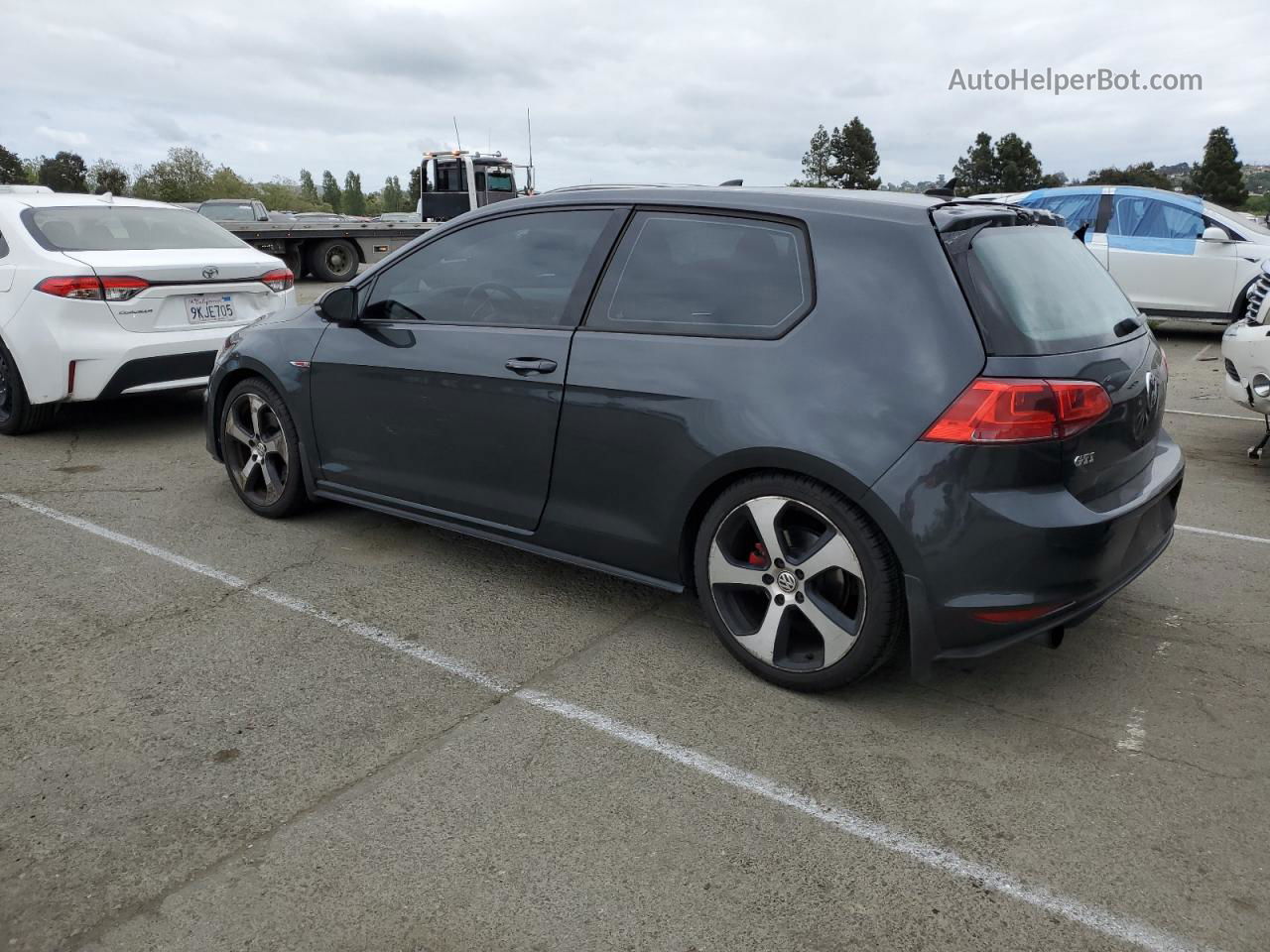 2015 Volkswagen Gti  Charcoal vin: 3VWYT7AU8FM054878