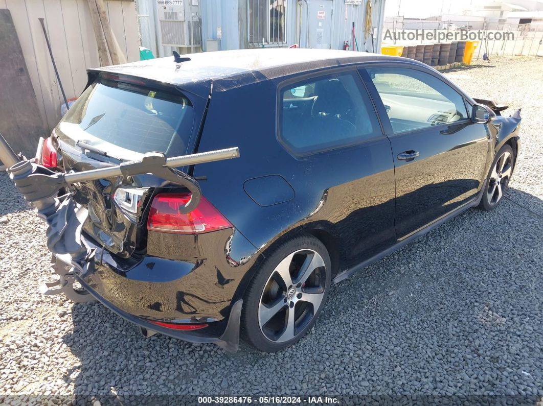 2015 Volkswagen Golf Gti 2.0t S 2-door Черный vin: 3VWYT7AU8FM068649